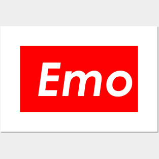 Emo (Red) Posters and Art